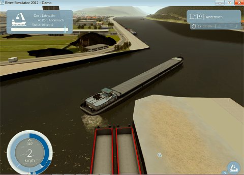 Jeu de transport fluvial river simulator
